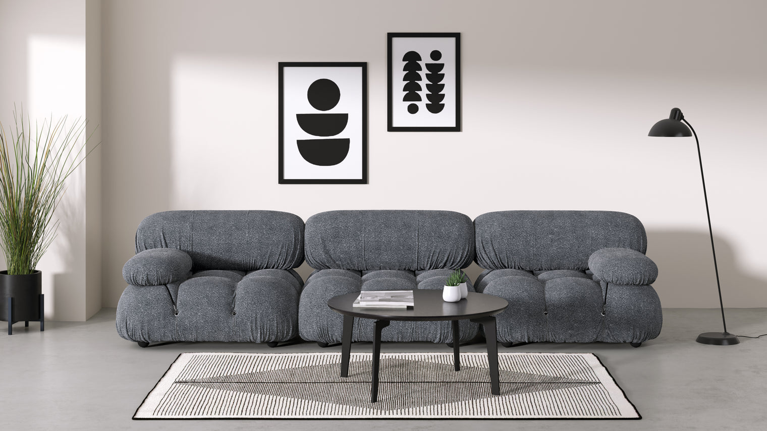 Stylish Sectional|With the Belia’s sectional design, you can create a sofa that suits your space. The soft curves of each carefully crafted cushion create a luxurious and comfortable seat for the ultimate in stylish comfort.
