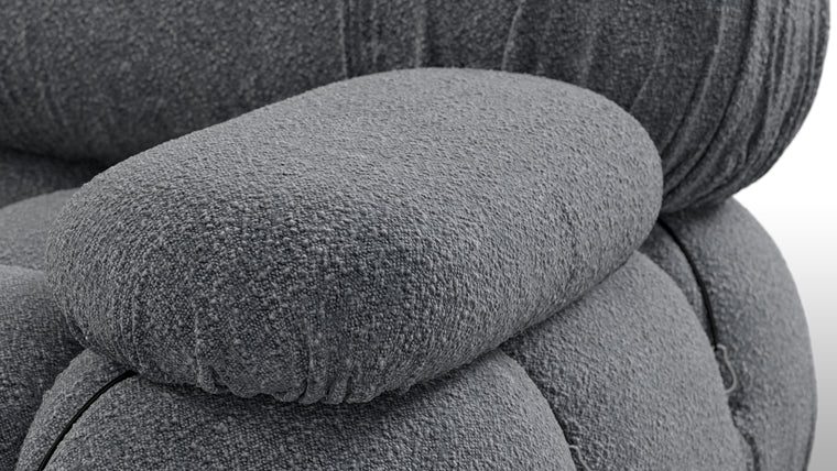 Infinite Possibilities|The generous form and soft shapes create a sofa that begs to be sat on, and the sectional design of the Belia creates endless possibilities. Inspired by the spirit of lounging and socializing, the Belia is truly a shape-shifter, adapting to every space and need.
