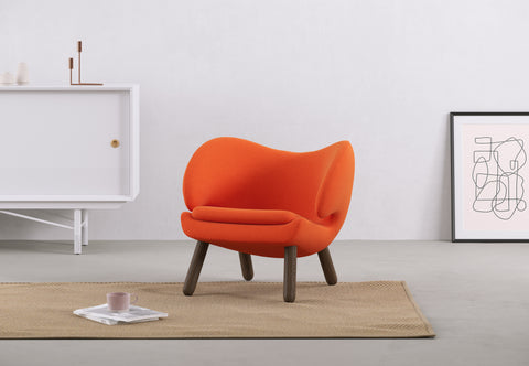 Pelican Chair - Pelican Chair, Orange Wool