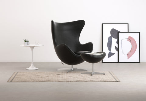 Arne - Arne Chair, Midnight Black Premium Leather